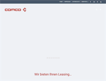 Tablet Screenshot of comco-leasing.de
